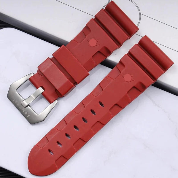 Panerai divers replacement rubber strap-free shipping