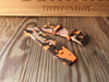 42mm cheap Audemars Piguet Orange camo rubber strap - StrapMeister