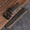 Pam style Cracked vintage leather strap - StrapMeister
