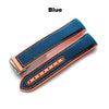 Blue Orange Omega Planet Ocean strap-StrapMeister