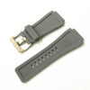 Grey 34 * 24mm Bell & Ross strap - StrapMeister