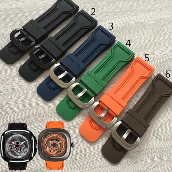 Sevenfriday Special Designed rubber strap - StrapMeister