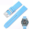 22mm & 24mm Breitling style rubber strap - Strapmeister