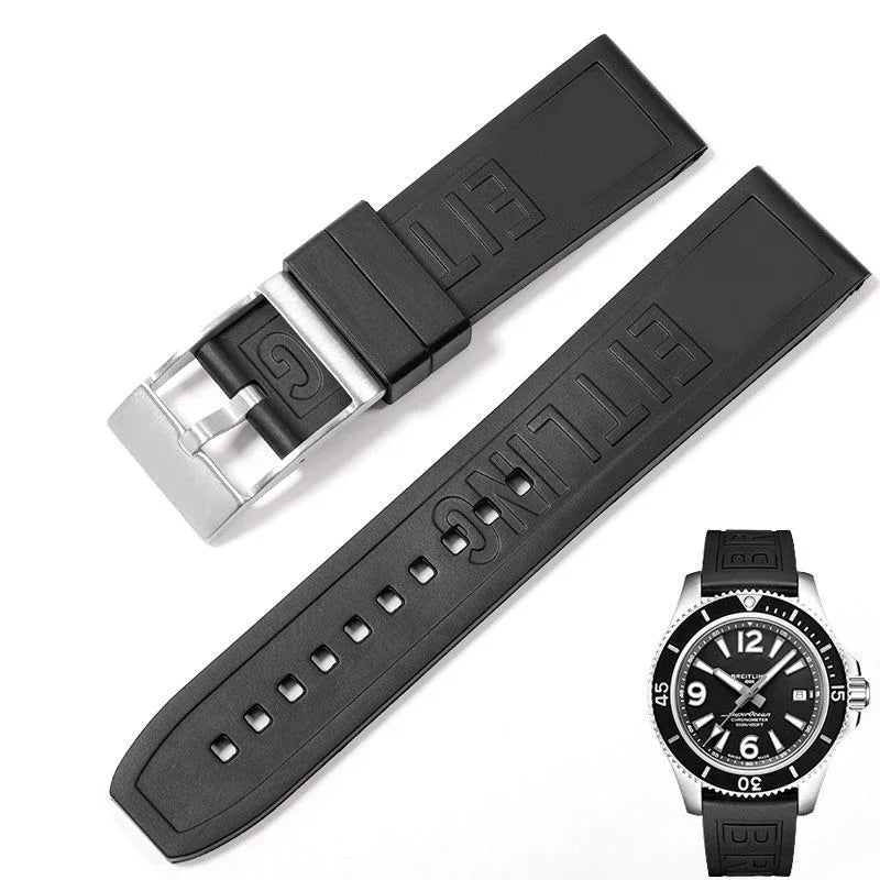 Breitling rubber strap 24/20 B95846 Passion Chrono