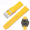 Soft Natural Silicone Rubber Band 22mm 24mm For Breitling Navitimer Avenger Waterproof Watch straps 