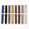 These are 25/19mm watch straps for hublot. It comes in 7 colors. Made from quality silicone rubber and matched with a layer of suede calf leather. Sourced by Strapmeister