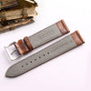 Matte Crocodile Grain Leather Strap - StrapMeister