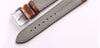 Matte Crocodile Grain Leather Strap - StrapMeister