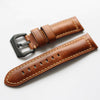 Panerai-style  Italian Vintage Oiled Strap - StrapMeister