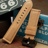 Panerai-style Suede Leather Strap - StrapMeister