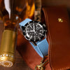 Mosaic Textured Vulcanised strap for Vacheron Constantin