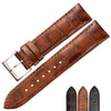 Matte Crocodile Grain Leather Strap - StrapMeister