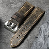 Panerai Style Handmade Cracked leather strap