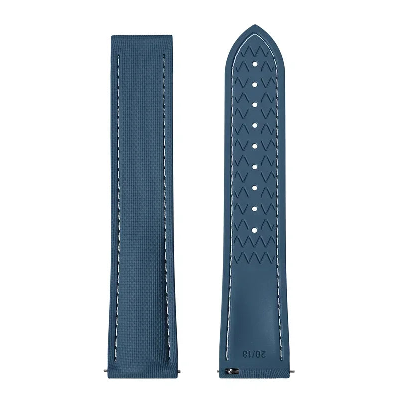 Vulcanized Rubber Strap for Omega Seamaster/Seamaster Homage.