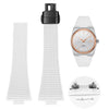 Fluoro Rubber Watch strap For Tissot PRX Super player T137.407/410