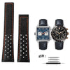 Tag heuer Monaco style Leather Strap