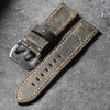 Panerai Style Handmade Cracked leather strap