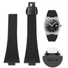 Fluoro Rubber Watch strap For Tissot PRX Super player T137.407/410