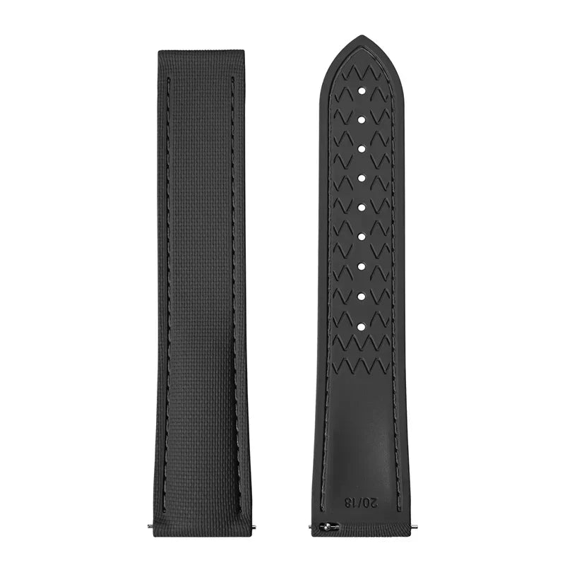 Vulcanized Rubber Strap for Omega Seamaster/Seamaster Homage.