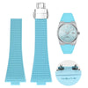 Fluoro Rubber Watch strap For Tissot PRX Super player T137.407/410