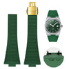 Fluoro Rubber Watch strap For Tissot PRX Super player T137.407/410