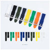 Vulcanized Panerai-style White Rubber Strap-Strapmeister