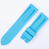 Vulcanized Panerai-style White Rubber Strap-Strapmeister