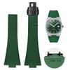 Fluoro Rubber Watch strap For Tissot PRX Super player T137.407/410