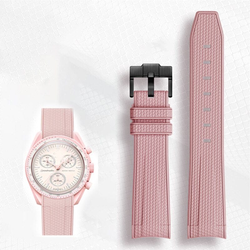Strapmeister Rubber strap for Omega swatch and Omega ref-310.30 42.50 01.002 - StrapMeister