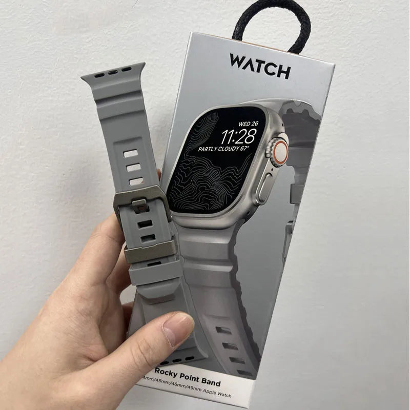 Silicone Strap for Apple Watch series 1-10