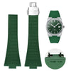 Fluoro Rubber Watch strap For Tissot PRX Super player T137.407/410
