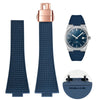 Fluoro Rubber Watch strap For Tissot PRX Super player T137.407/410