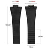 Fluoro Rubber Watch strap For Tissot PRX Super player T137.407/410