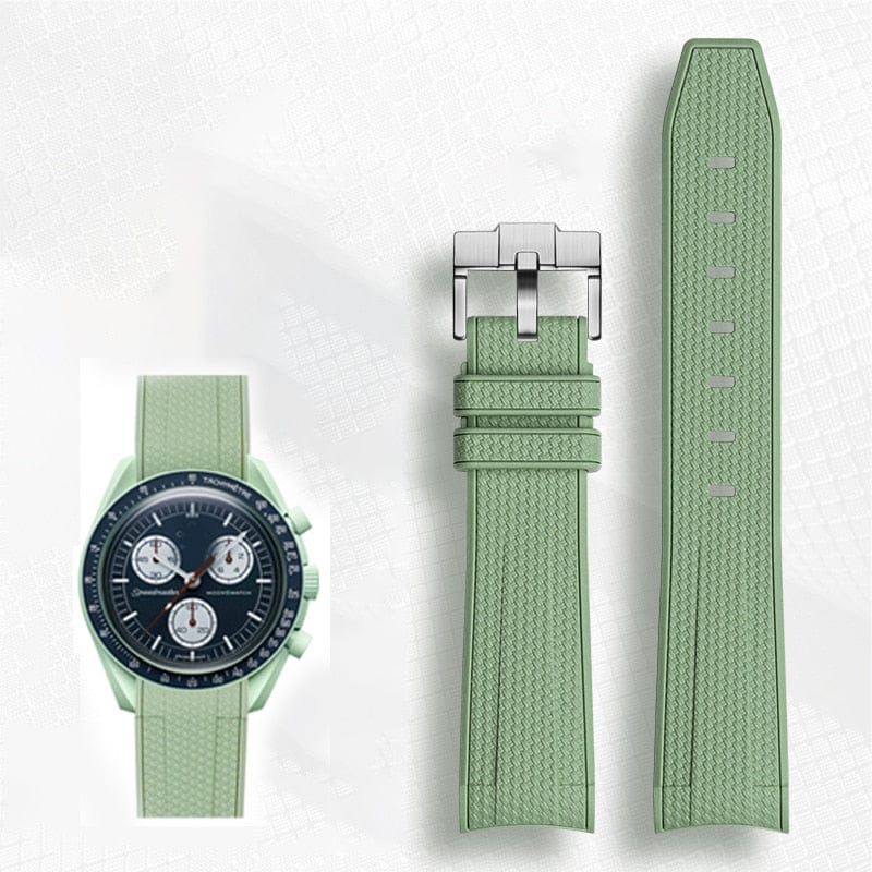 Strapmeister Rubber strap for Omega swatch and Omega ref-310.30 42.50 01.002 - StrapMeister