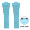Fluoro Rubber Watch strap For Tissot PRX Super player T137.407/410