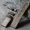 Panerai Style Handmade Cracked leather strap