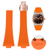 Fluoro Rubber Watch strap For Tissot PRX Super player T137.407/410