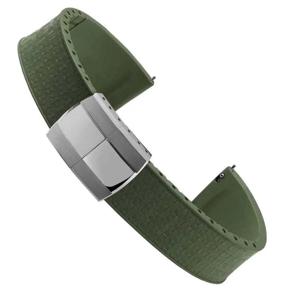 Mosaic Textured Vulcanised strap for Vacheron Constantin