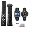 Tag heuer Monaco style Leather Strap