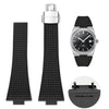 Fluoro Rubber Watch strap For Tissot PRX Super player T137.407/410