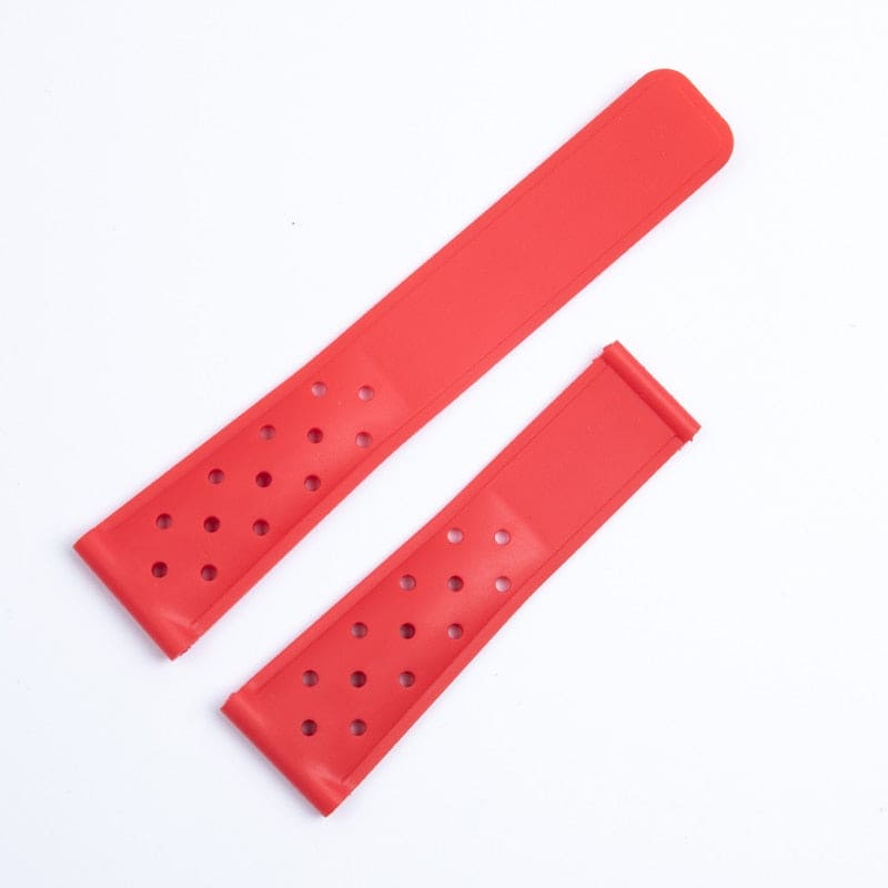 Red Tag Heuer F1  Rubber Straps  without a clasp