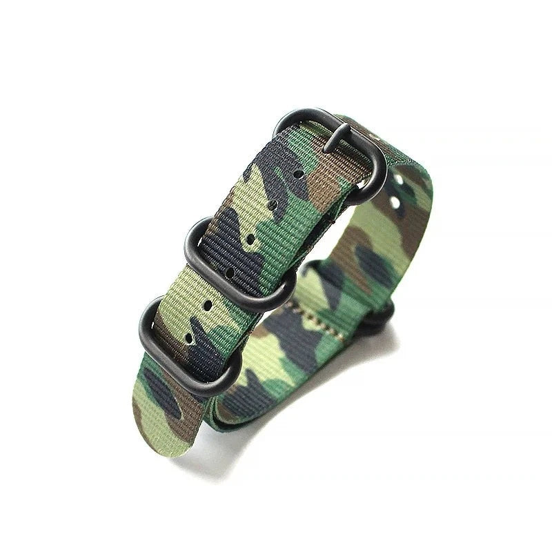 Cheap Best Camouflage Zulu Strap 18mm & 24mm-free shipping - StrapMeister