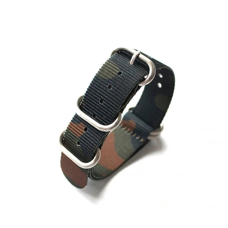 Cheap Best Camouflage Zulu Strap 18mm & 24mm-free shipping - StrapMeister
