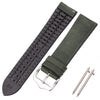 Suede Vintage Leather on rubber strap - StrapMeister
