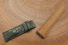 20mm/18mm Grey Genuine OSTRICH  Leather Stonewash Watch Strap - StrapMeister