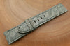 26mm/24mm Grey Genuine PYTHON Leather Strap  For Panerai - StrapMeister