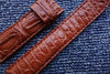 CROCODILE LEATHER WATCH STRAP 22mm - StrapMeister