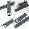 Vintage Radiomir style leather strap. - StrapMeister
