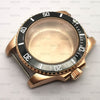 40mm Bronze PVD submariner Style Case - StrapMeister