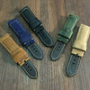 Panerai style suede leather strap - StrapMeister